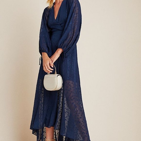 Anthropologie: Leigh Wrap Maxi Dress - Picture 1 of 3